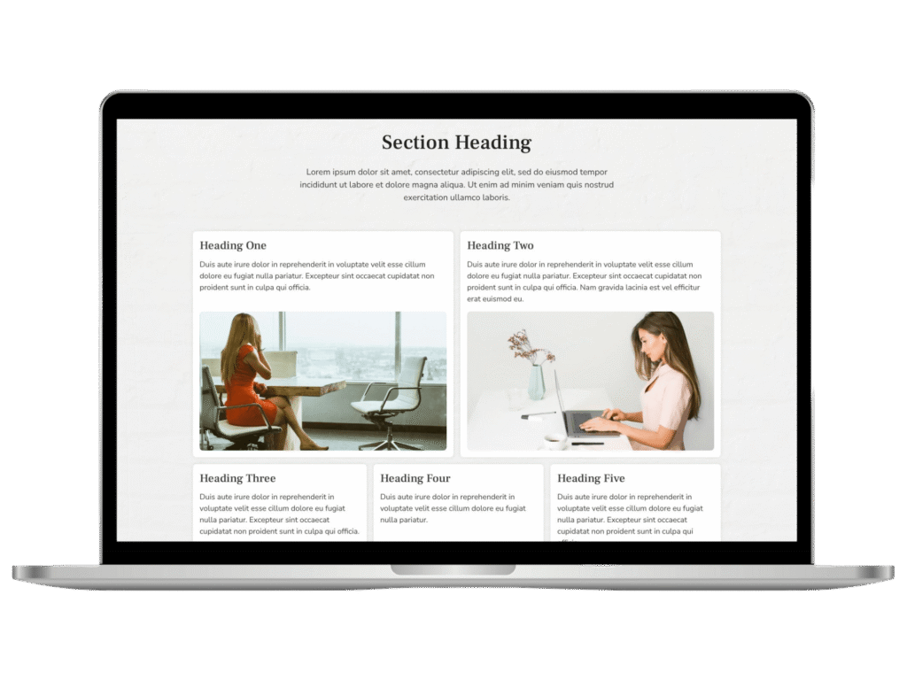 Red Lilly Blocks Library - Content Section 04A