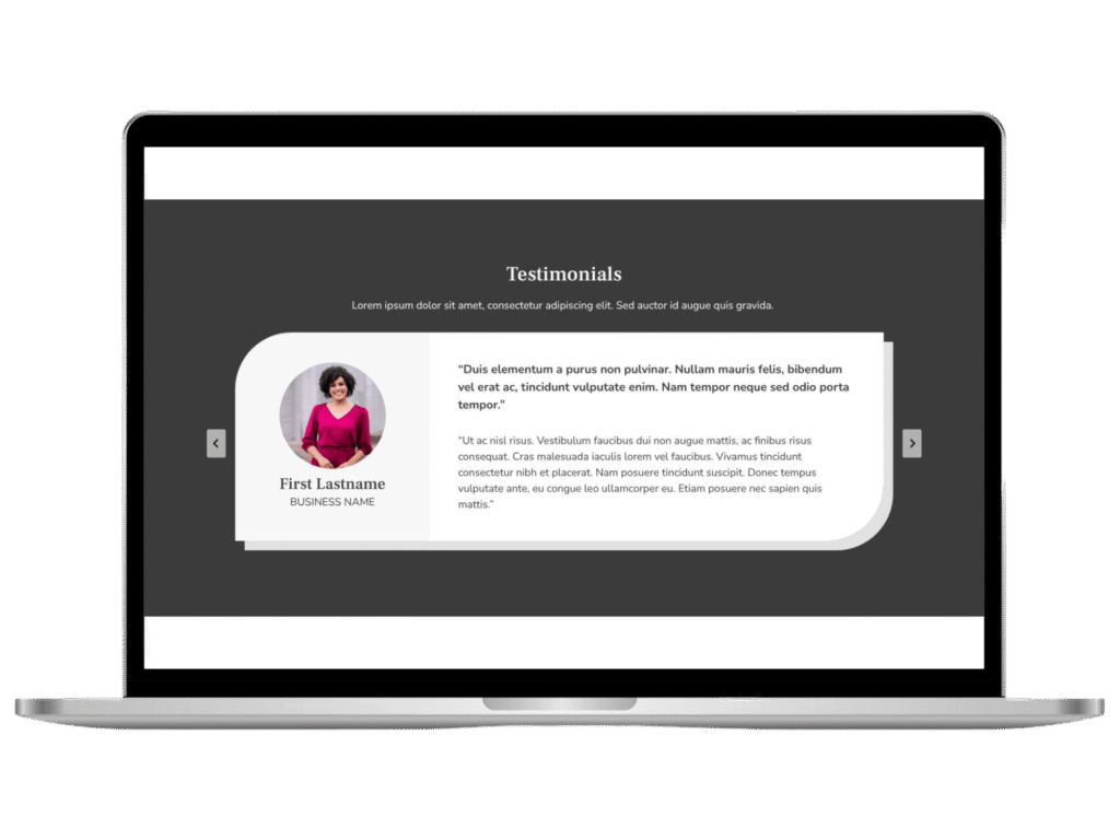 Red Lilly Blocks Library - Testimonial 21A